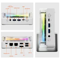 Envío Rápido GenMachine AMD Ryzen 7 7535HS MINI PC Win 11 Pro DDR5 4800Mhz 256/512GB SSD WIFI6 Computadora de Escritorio para Juegos