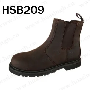 XC, Crazy horse leather Goodyear welted safety ankle work boots Australia popular HSB209