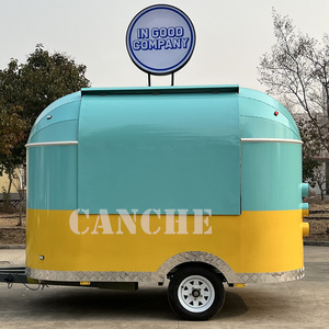 Camión de comida eléctrico de postre móvil/remolque café Donut Hot Dog Cafe Cart completamente equipado - Product Image 6