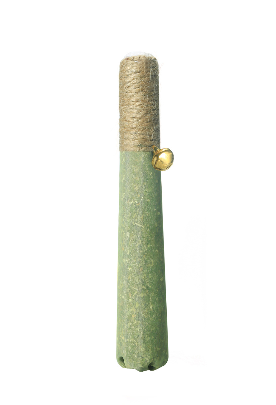 Un cigarro con cuerda de cáñamo.