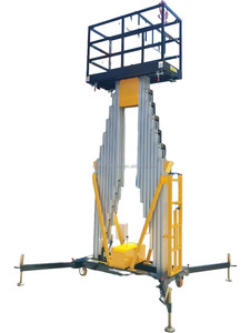 Elevador de Doble Mástil de Aleación de Aluminio de Alta Capacidad para Trabajos Aéreos Pesados - Product Image 1