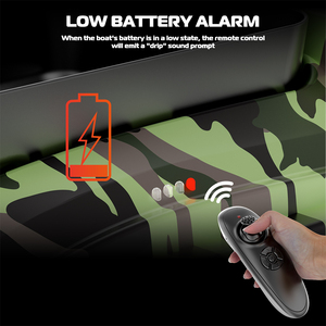 เรือ<span class=keywords><strong>ตก</strong></span><span class=keywords><strong>ปลา</strong></span> Flytec V050 ลายพราง รับน้ำหนักได้ 4.4 ปอนด์ พร้อมระบบควบคุมความเร็วคงที่ ระยะ 500 เมตร ควบคุมด้วยรีโมท พร้อมไฟ LED 4 ดวง - Product Image 5