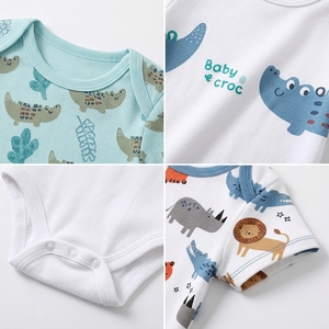 Ropa <span class=keywords><strong>de</strong></span> Bebé al por Mayor, Ropa Infantil con Estampado <span class=keywords><strong>de</strong></span> Animales, Mameluco <span class=keywords><strong>de</strong></span> Algodón para Bebé con Protección para <span class=keywords><strong>el</strong></span> <span class=keywords><strong>Vientre</strong></span> - Product Image 3