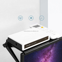 Support de Bureau Pliable Moderne Populaire en ABS Écologique et Étanche pour Moniteur d'Ordinateur, Boîte de Rangement pour Télécommande