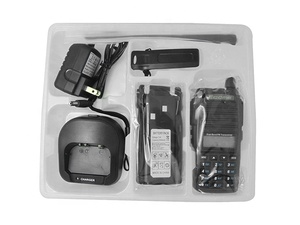 Radio bidirectionnelle FM analogique ET-UV200 double bande VHF UHF longue portée, clavier complet, haute puissance 5 Watts, économique - Product Image 5