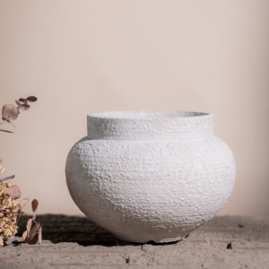 Jarrones de cerámica de gama alta de estilo europeo, tarros de loza de fuego Art <span class=keywords><strong>Deco</strong></span> simples para boda, adornos de ambiente festivo secos - Product Image 1