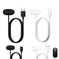Chargeur sans fil USB portable de 1M, câble de type C, adaptateur de charge magnétique, Station d'accueil pour Google Fitbit Air, accessoire pour bracelet intelligent