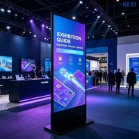 Pantalla LED Comercial para Interiores HRAY de 65 Pulgadas, Resolución Ultra HD Opcional, Bajo Consumo de Energía, Producción Personalizada OEM ODM