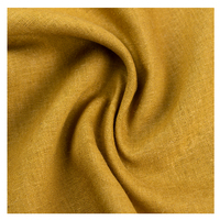 91004 Tissu mélangé tissé léger en chanvre biologique (45% 55%) très vendu, certifié OEKO-TEX, écologique, pour vêtements de filles