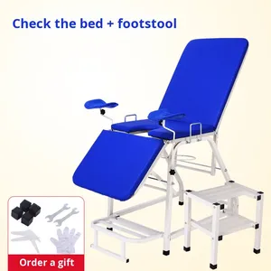 Cama de Exploración Ginecológica Multifuncional, Cama de Exploración Ajustable para Hospitales, Consultorios Privados y Exámenes Ambulatorios - Product Image 2