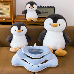 Vente directe d'usine, adorable peluche pingouin, jouet gonflable en forme d'<span class=keywords><strong>anguille</strong></span> amovible, poupée <span class=keywords><strong>bébé</strong></span>, peluche ronde et dodue - Product Image 4
