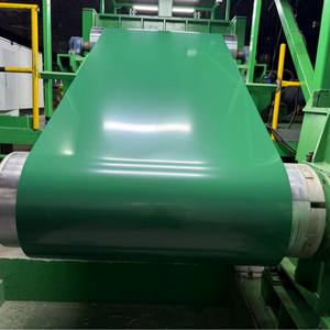 Bobines d'acier galvanisé prélaqué PPGI couleur verte <span class=keywords><strong>6001</strong></span>, 0,35 mm, 508 mm/610 mm, pour pliage et découpe - Product Image 1