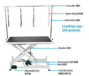 <span class=keywords><strong>Table</strong></span> de toilettage électrique pliable multifonctionnelle avec lumière LED, gants de nettoyage et <span class=keywords><strong>d</strong></span>'<span class=keywords><strong>épilation</strong></span> pour animaux, et fonctions de coiffage – Offre Spéciale - Product Image 3