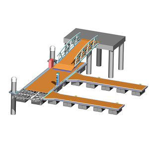 Pont ponton en aluminium préfabriqué pour les traversées de rivières Produit de fournitures marines - Product Image 1