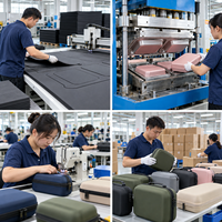 Étui en EVA en gros avec séparateurs amovibles pour accessoires de pêche, protection rigide, taille, couleur et logo personnalisables, OEM