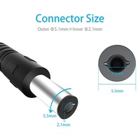 Câble d'alimentation DC 5,5x2,1 mm mâle et femelle vers fil nu, rallonge DC 5521