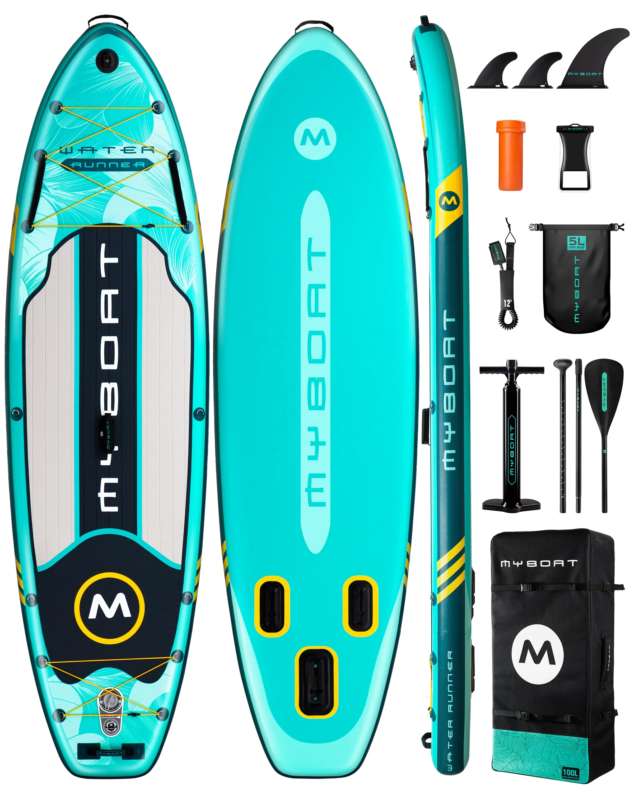 Pf ngoài trời tất cả các vòng sup 10'6 ''* 35'' Inflatable đứng lên paddleboard mái chèo ván lướt sóng ván lướt sóng