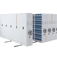Système de compactage mobile optimisant l'espace pour l'archivage en entrepôt et la solution de stockage sécurisé des dossiers importants