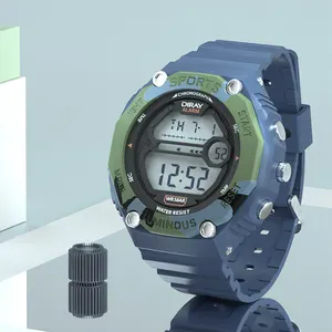 Часы детские электронные, цифровые водонепроницаемые для мальчиков и девочек, со светящимся будильником и датой, для студентов