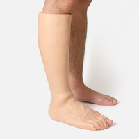 Ventes chaudes : Couvre-pied en silicone pour une seule jambe, fabriqué par une entreprise de prothèses, membres artificiels pour équipement de réadaptation