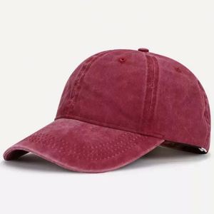 Gorras de Béisbol al por Mayor de Color Liso, Sin Estructura, de Poliéster/Algodón, Estilo Dad Hat, de 6 Paneles, Lavadas y Desgastadas, con Logotipo Personalizado para Negocios - Product Image 6