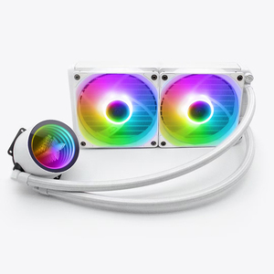CPU nước làm mát 360mm argb hào quang đồng bộ chất lỏng CPU nước làm mát CPU mát hiệu suất cao G360 Trắng - Product Image 6