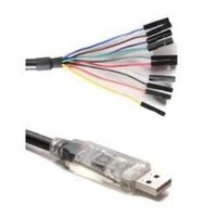 Cable adaptador serie FTDI USB a UART de alta velocidad con LED electrónicos integrados 3,3 V 1,8 m 6FT