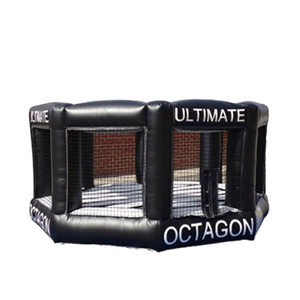 Terrain de jeu extrême gonflable multi-sports en PVC, octogone, football, basketball, panier, matériau en bâche, comprend des kits de réparation pour - Product Image 2