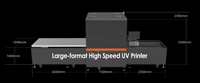 Ac-Z1325 untuk Printer Inkjet UV Flatbed Format Besar untuk Pencetakan Panel Dekoratif