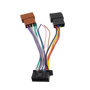 Câblage Audio Voiture Freightliner Adaptateur Câble ISO 16 Broches Pour Autoradio - Compatible Freightliner, Volvo, Kenworth - Plug & Play Connecteur Freightliner Volvo