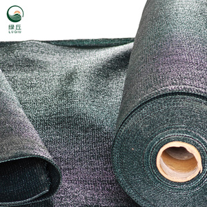 Verde oscuro nuevo material HDPE 150-220gsm vela de sombra al aire libre y malla rollo de malla de jardín antienvejecimiento - Product Image 3