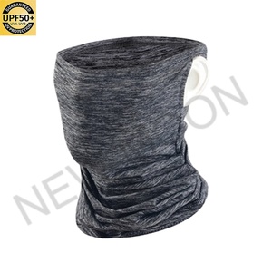 Ice Silk Solid Color Mask Neck Cover Scarf Headscarf Running Fishing Custom Printed Polyester Floral Neck Cover - Product Image 2