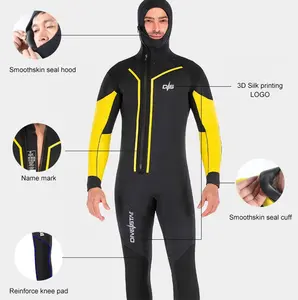 Disinvestar da uomo muta subacquea in Neoprene da 7mm yamoto da sub e surf abbigliamento sportivo impermeabile e traspirante per adulti