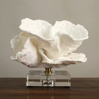 Ornements en Corail Simulé Style Nordique Simple, Objets Décoratifs Créatifs pour Chambre à Coucher et Maison