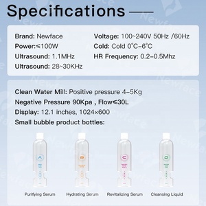Dispositivo Facial de Rejuvenecimiento de la Piel NewFace Hydro Beauty <span class=keywords><strong>CO2</strong></span> con Burbujas, H2O2 Aqua Peel, Chorro de Oxígeno, Limpieza Profunda, Máquina Hydra - Product Image 5