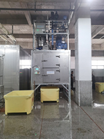 Máquina Industrial para Hacer Hielo en Tubo, 5 Toneladas/24 Horas, Certificación CE, Bomba Automática con Compresor Bristol, Refrigeración por Aire/Agua, 1 Año de Garantía