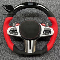 Volant personnalisé en cuir perforé avec jauge RPM pour BMW F et E Chassis F10 F12 F30 F20 F31 F36 F21 F22 F31 F32 M3 avec éclairage LED