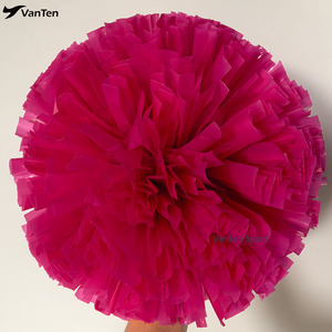 Pompons de cheerleading cryptés haute densité |   3.5" 4" 5" 6" |   Manche de bâton en plastique personnalisé pour tous les événements de cheerleading - Product Image 4
