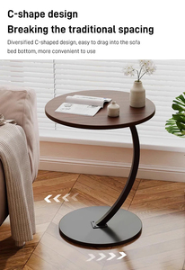 Wholesale Living Room <b>Sideboard</b> Light Luxury Round <b>Small</b> Coffee Table Removable and Chairs Furniture Balcony Storage Cabinet - Product Image 6