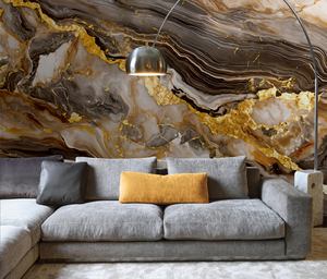 Panel de Pared PET con Textura de Mármol Carbón Moderno, Ignífugo, Impermeable, Insonorizante, Decoración de Pared de Alta Gama para Sala de Estar, Hotel, <span class=keywords><strong>Suite</strong></span> - Product Image 4