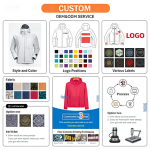 Chaqueta OEM de 3 capas para festivales y conciertos, unisex, con cremallera, impermeable, con pulsera desmontable, forro luminoso y bolsillo extraíble para tickets. - Product Image 5