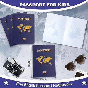 Çocuklar İçin Özel Pasaport Defteri, Rol Yapma Oyunları, Parti Malzemeleri, Okul Projeleri, Seyahat Temalı Etkinlikler, Boş Pasaport Defterleri - Product Image 3