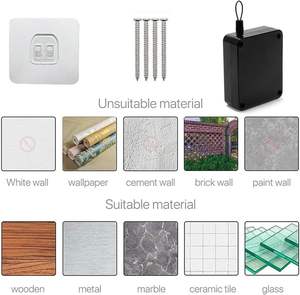 Ferme-<span class=keywords><strong>porte</strong></span> automatique à capteur sans perçage pour portes battantes et coulissantes résidentielles et commerciales, moyenne puissance 600N - Product Image 5