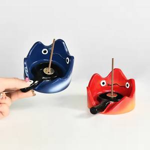 Accesorio de Anime, Castillo Móvil de Howl, Calcifer de Dibujos Animados, Portavelas con Incienso, Decoración de Escritorio - Product Image 3