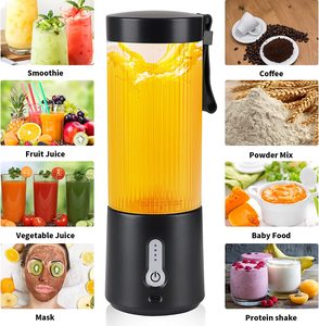 Mixeur de voyage portable coloré en promotion, 500 ml, mixeur électrique <span class=keywords><strong>avec</strong></span> USB, tasse mixeur rechargeable - Product Image 4