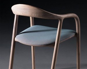 Sedia <span class=keywords><strong>da</strong></span> <span class=keywords><strong>Pranzo</strong></span> di Lusso Stile Nordico di Alta Qualità in Legno Massello con Struttura in Legno di Rovere e Seduta in Pelle per <span class=keywords><strong>Sala</strong></span> <span class=keywords><strong>da</strong></span> <span class=keywords><strong>Pranzo</strong></span> - Product Image 6