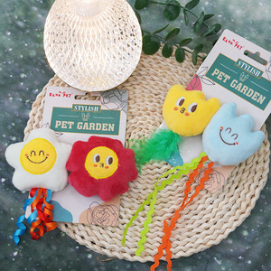 Jouet pour chat Rena Pet Flower avec menthe, design mignon, équipement de jeu pour chats - Product Image 2