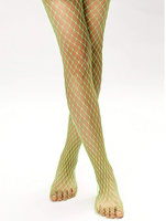Populaire Petit Moyen Grand Trou Résille Filet De Poisson Maille Néon Collants pour Femmes