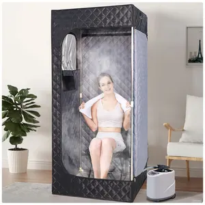 Boîte de sauna populaire tente de sauna à vapeur portable tente pliante de spa façonneur de corps pour salle de sauna à vapeur à la maison