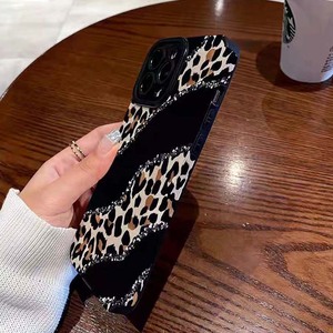 Funda de teléfono móvil de cuero TPU suave con estampado de leopardo de estilo clásico para Samsung Galaxy S22 S23 Note 10 20 A54 A73 A14 <span class=keywords><strong>A51</strong></span> - Product Image 5